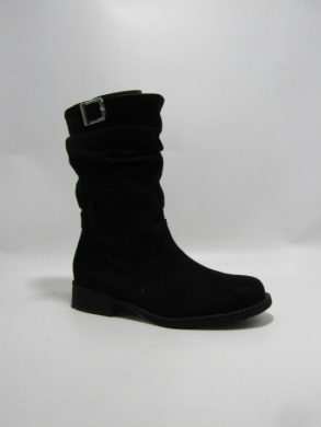 Botki damskie na płaskim (36-41) D8211 BLACK