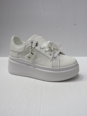 Buty sportowe damskie na płaskim (36-41) M20 ALLWHITE