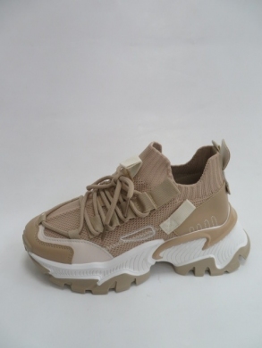 Buty sportowe damskie na płaskim (36-41) 9206 KHAKI
