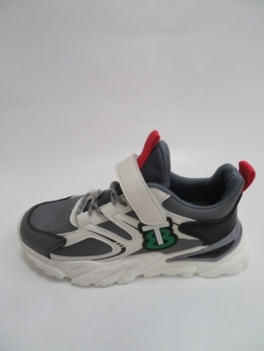 Sportowe Chłopięce (32-37) L305 WHITE/RED