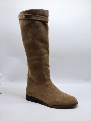 Kozaki damskie ocieplane na płaskim (36-41) 88-2 KHAKI