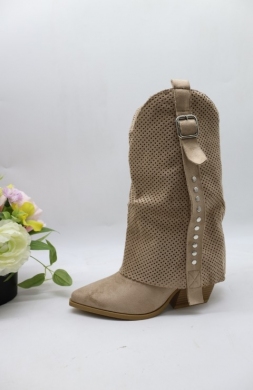 Kozaki damskie na obcasie (36-41) YY-93 BEIGE