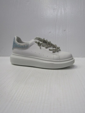 Buty sportowe damskie na płaskim (36-41) SX-90 WHITE/SILVER