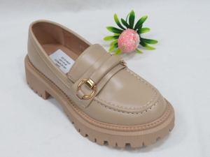 Mokasyny damskie na koturnie (36-41) HXL-02 APRICOT