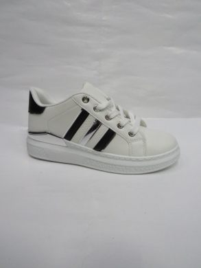 Buty sportowe damskie na płaskim (36-41) JDJ-10 WHITE/BLACK