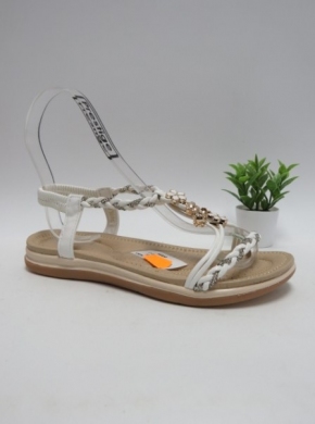 Sandały damskie na płaskim (36-41) FY6912 WHITE