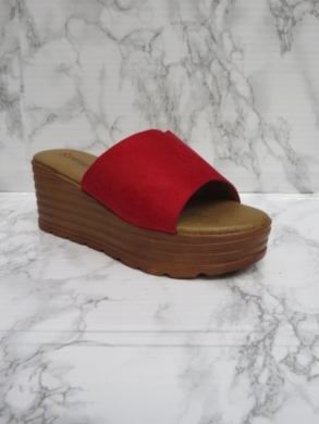 Klapki damskie na koturnie (36-41) YY35 RED