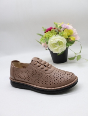 Półbuty damskie na płaskim (36-41) 60777-7 KHAKI