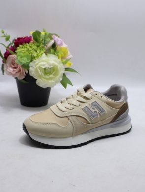 Buty sportowe damskie na płaskim (36-41) 24069 KHAKI