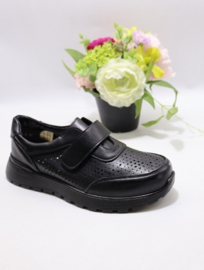 Półbuty damskie na płaskim (36-41) BK-622 BLACK