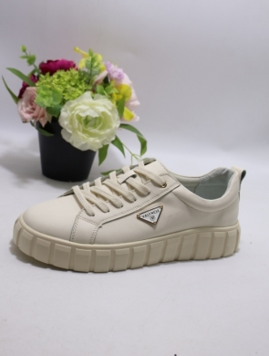 Buty sportowe damskie na płaskim (36-41) TH004 SKO BEIGE