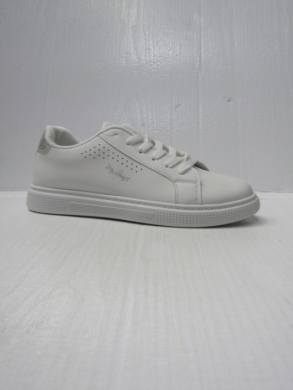 Trampki damskie na płaskim (36-41) 2357-3 SILVER