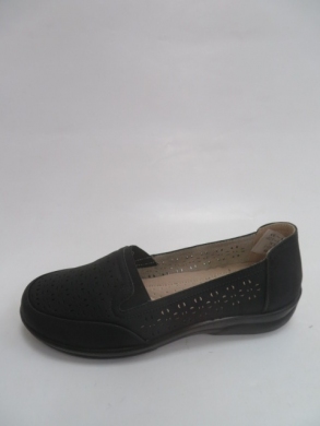 Półbuty damskie na płaskim (36-41) T502-1 BLACK