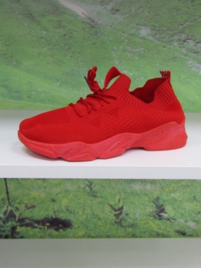 Buty sportowe damskie na płaskim (36-41) TA-202 RED