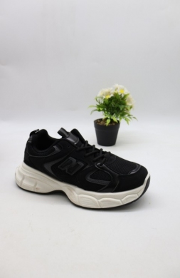 Buty sportowe damskie na płaskim (36-41) 23016 BL/GREY