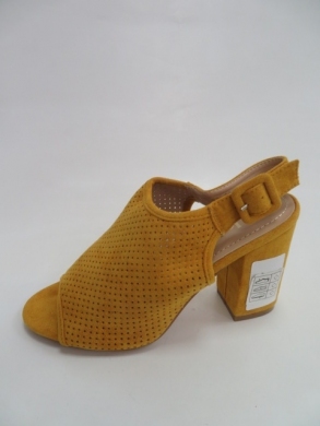Sandały damskie na obcasie (36-41) WS204 YELLOW