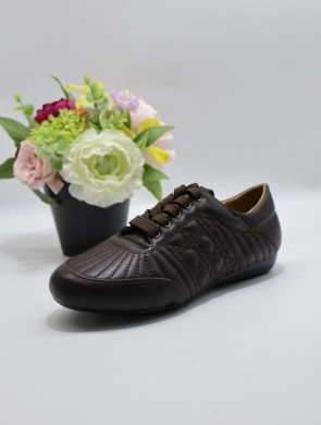 Półbuty damskie na płaskim (36-41) NZ1551 BROWN