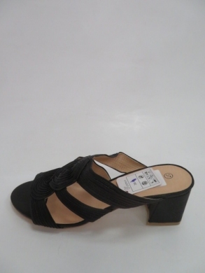 Klapki damskie na obcasie (36-41) LLDS-019 BLACK