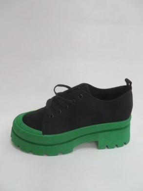 Trampki damskie na koturnie (36-41) PC127 GREEN