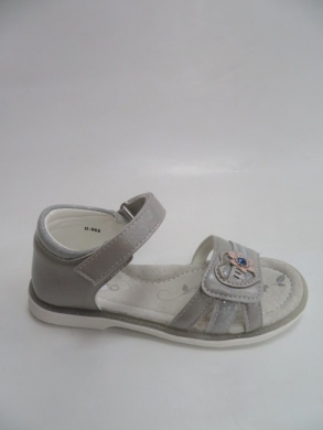 Sandały dziewczęce (26-31) D968 SILVER
