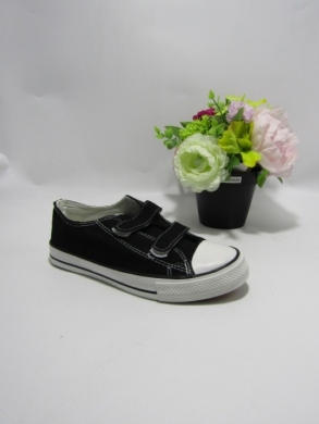 Trampki damskie na płaskim (36-41) 7-V1 BLACK