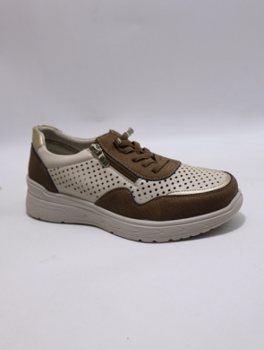 Buty sportowe damskie na płaskim (36-41) BK618 BROWN