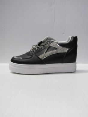 Buty sportowe damskie na płaskim (36-41) WW-091 BLACK