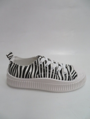 Trampki damskie na płaskim (36-41) YT-749 ZEBRA
