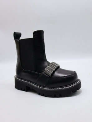 Botki dziewczęce (27-32) WD-5B BLACK