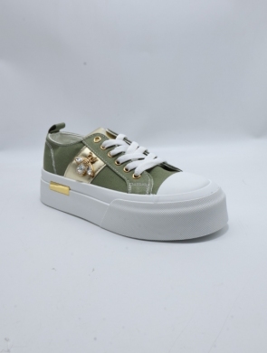 Trampki damskie na płaskim (36-41) A003 GREEN
