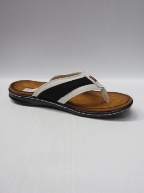 Japonki męskie (40-46) JK3687-4 WHITE/BLACK