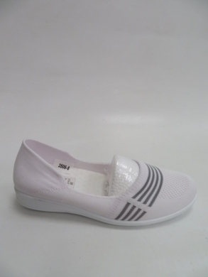Tenisówki damskie na płaskim (36-41) 3506-8 WHITE