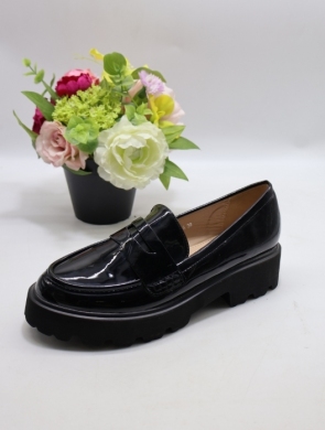 Mokasyny damskie na płaskim (36-41) 888-558A BLACK