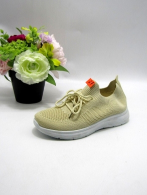 Buty sportowe damskie na płaskim (36-41) EV-366 BEIGE