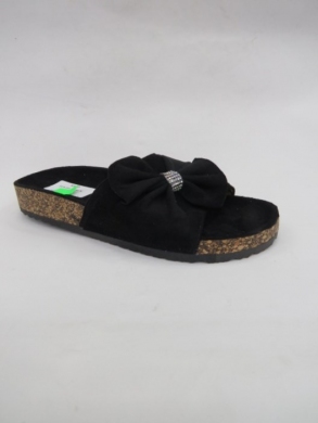 Klapki damskie na płaskim (36-41) TL8-111 BLACK