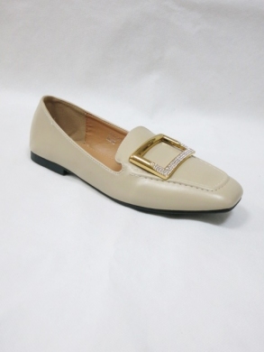 Mokasyny damskie na płaskim (36-41) T548 BEIGE