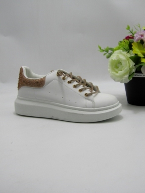 Buty sportowe damskie na płaskim (36-41) ABO-1050 WHITE/CHAM