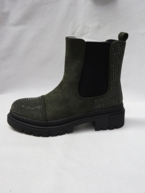Botki damskie na płaskim (36-41) J176 GREEN