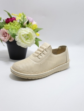 Półbuty damskie na płaskim (36-41) 60812-2 BEIGE