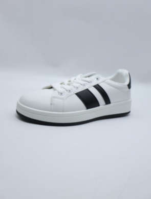 Buty sportowe damskie na płaskim (36-41) BO-153 WH/BLACK