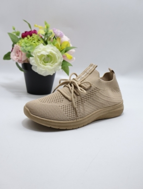 Buty sportowe damskie na płaskim (36-41) BK25 KHAKI