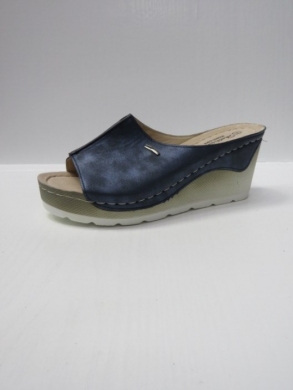 Klapki damskie na koturnie (36-41) 0618S NAVY