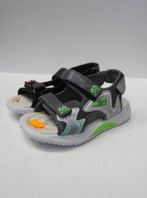Sandały chłopięce (31-36) 2315 GREY/BLACK