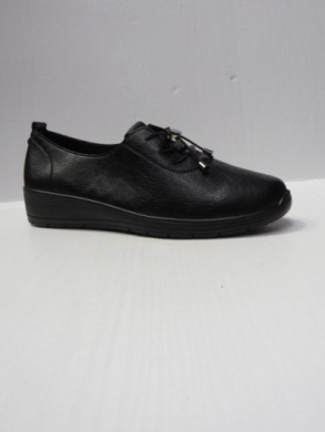 Półbuty damskie na płaskim (39-43) DTA1-7 BLACK