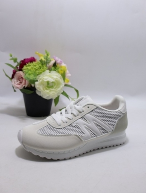 Buty sportowe damskie na płaskim (36-41) 6778 WHITE