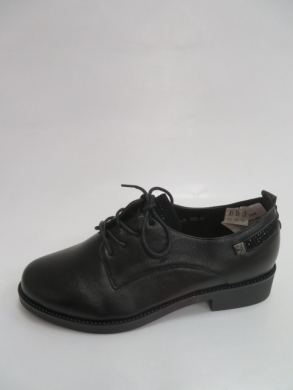 Półbuty damskie na płaskim (36-41) 722 BLACK