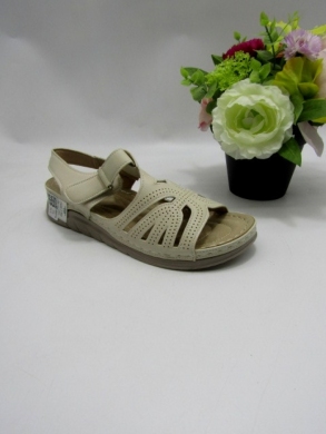 Sandały damskie na płaskim (36-41) 2306-3 BEIGE