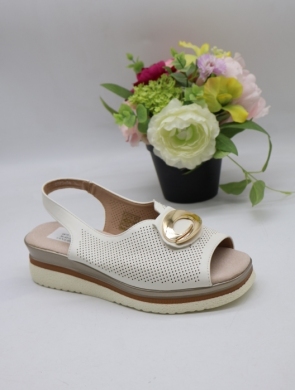 Sandały damskie na płaskim (36-41) 6875 WHITE
