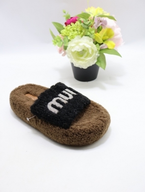Kapcie damskie ocieplane (37-42) FL032 BLACK