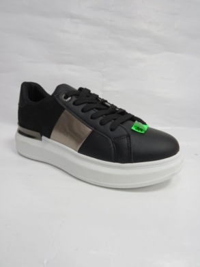Buty sportowe damskie na płaskim (36-41) AB990 BLACK